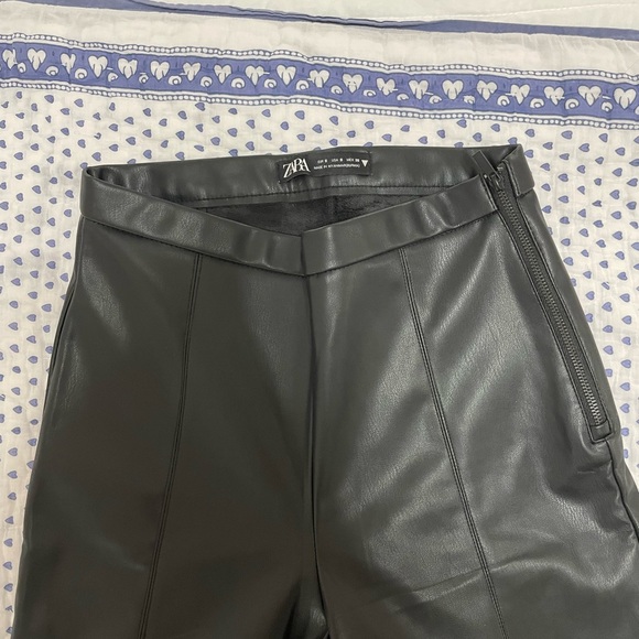 Zara Leather Pants - Picture 3 of 6